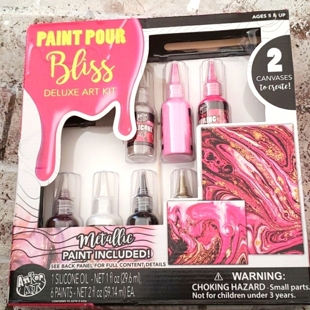 PAINT Pour Bliss Deluxe Art kit